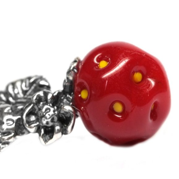 True Beadz "Bush of Strawberry" Dangle Bead - Picture 2 of 9